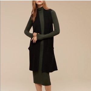 Aritzia Wilfred Dunkirk Cardigan Sweater Vest